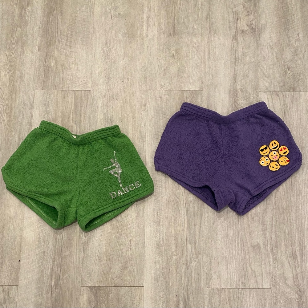 Two for $25 Fluffy PJ Shorts by Made with Love and Kisses